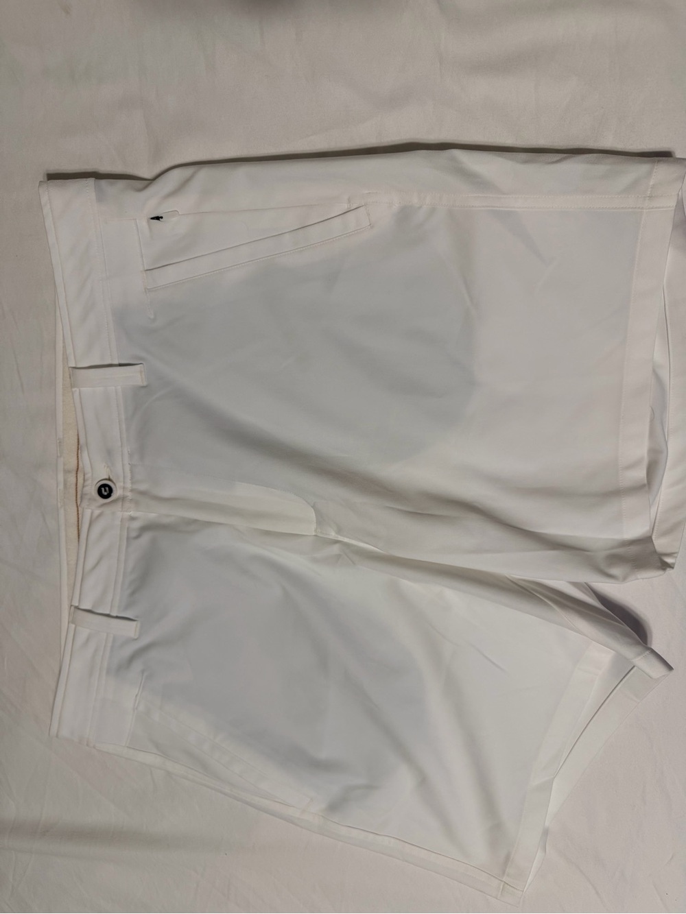 RHONE White Performance Athletic Golf Hybrid Shorts